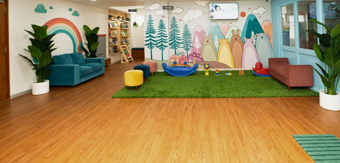 Children Play Area at Childhood Smiles. Having a play area at a pediatric dental clinic transforms the environment into a welcoming and enjoyable space, fostering positive dental experiences and promoting long-term oral health.