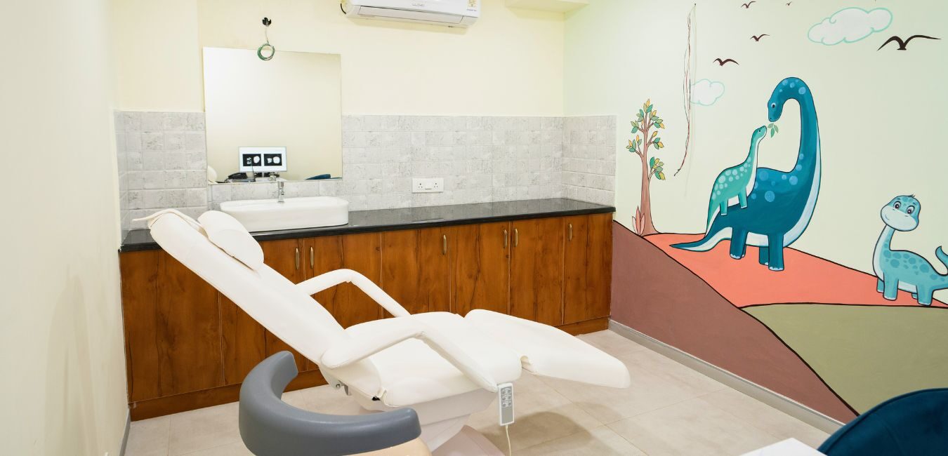 Dental Examination Room at Childhood Smiles Bangalore