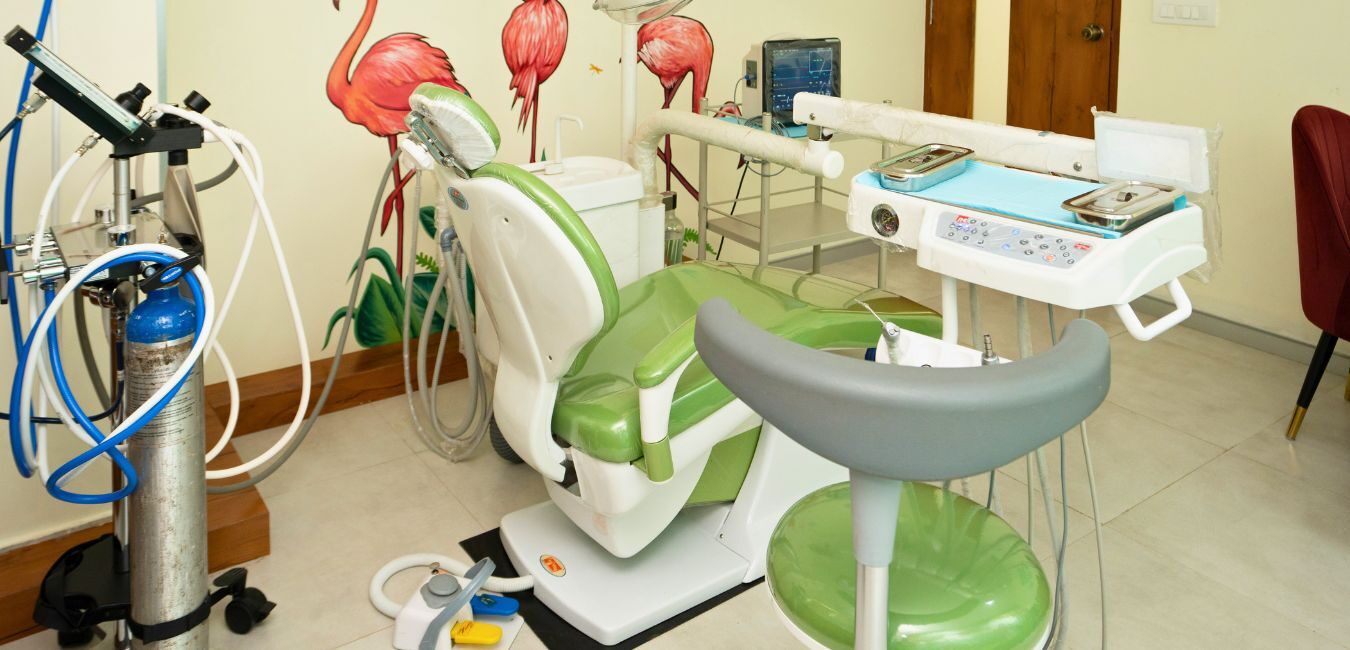 Laughing gas Set-up for Sedation Dentistry at Childhood Smiles Bangalore