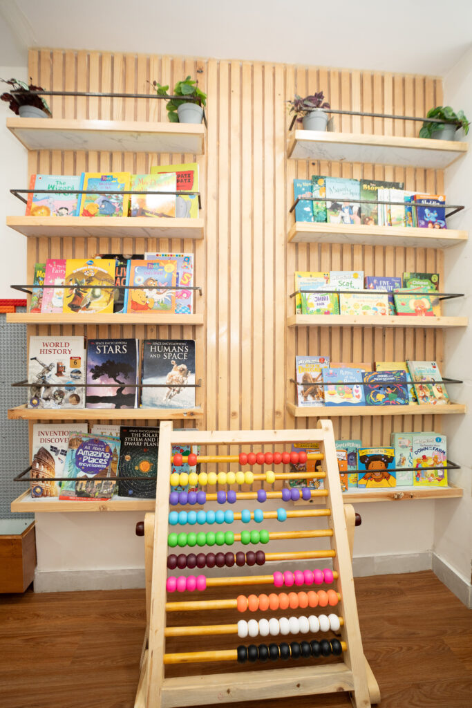 Library for Children Visiting Childhood Smiles, Bangalore for Dental Treatment